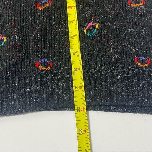 Vintage 80's Nan Dorsey Women's Ribbed Knit High Neck Collar Sweater - Picture 10 of 13